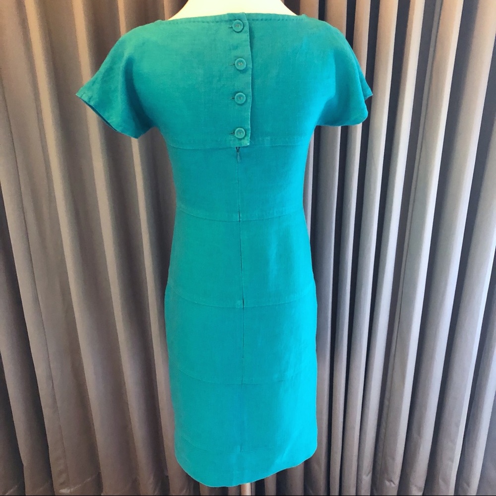 Banana Republic Button Back Linen Dress Size 0